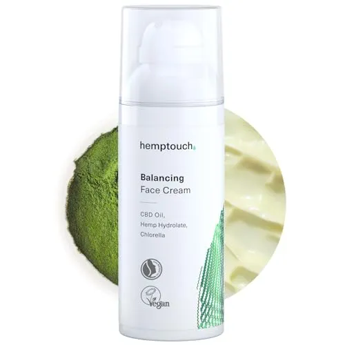 Hemptouch Harmonisierende Gesichtscreme 50 ml - Tagespflege mit beruhigenden Inhaltsstoffen für eine harmonisierte Haut. Ideal für empfindliche Hauttypen, rezeptfrei erhältlich.