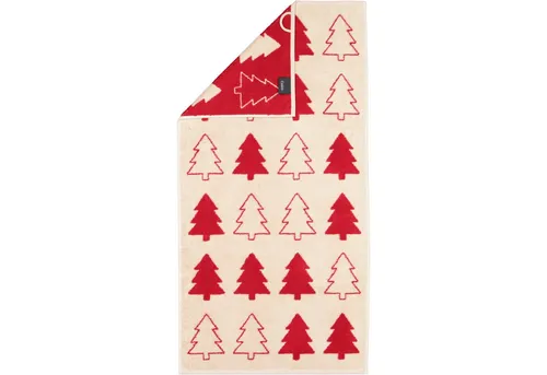 Cawö Handtücher Christmas Edition Tannenbäume 794, 100% Baumwolle (1-St)