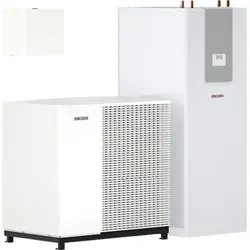 Stiebel Eltron Wärmepumpen-Set WPL-A 10.2 W Plus HK 400 + HSBC 300, 10,07 kW, R290, signalweiß
