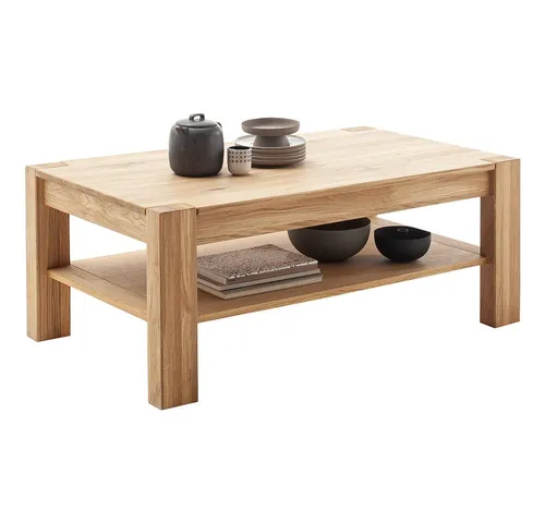 Lomadox Couchtisch SELISTE-06, Massivholztisch, Eiche teilmassiv geölt