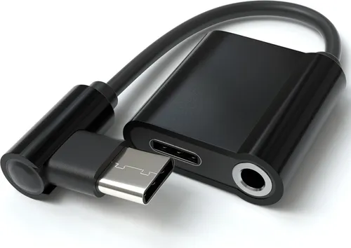 USB Typ C auf 3,5mm AUX Adapter USB C zu Klinke 2 in 1 Ladekabel