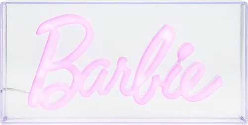 Barbie LED Neonlicht - Offiziell lizenziert, pinkes Licht für dein Traumhaus - Kinderlampen: Verleihen Sie Ihrem Raum einen Hauch von Barbie-Rosa mit diesem freistehenden oder wandmontierbaren LED-Licht, das einfach per USB betrieben wird.