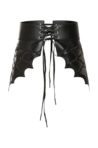 Banned Alternative Twilight Time Corset Belt Frauen Gürtel schwarz 100% Polyurethan Gothic