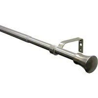 Gardinia Gardinenstangen-Set Konus I Ø 16/19 mm Edelstahloptik 120 cm - 210 cm