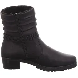 Rieker Y17R2-00 schwarz Stiefeletten - Wanderschuhe mit kuscheligem Warmfutter und flexiblem Blockabsatz für hohen Tragekomfort. Ideal für kalte Tage und lässige Outfits.