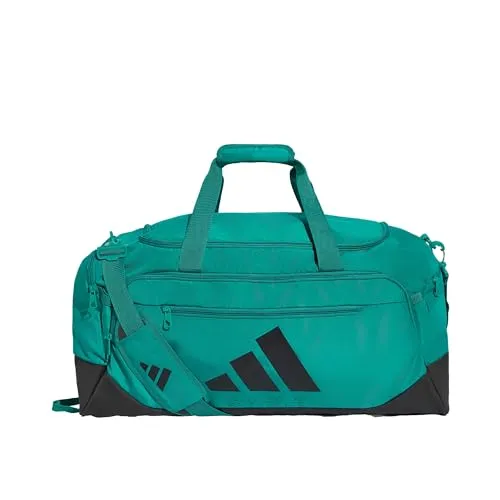 adidas Unisex Training Defender Duffle Bag Medium Duffel_Bag, Equipment Green/Black, One Size
