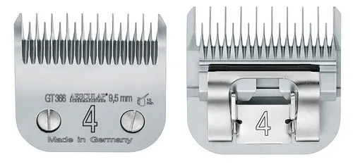 AESCULAP - MOSER - WAHL - OSTER - ANDIS - HEINIGER Scherkopf Size 4, 9,5 mm - Scheren & Schermaschinen, präziser Scherkopf für ein gleichmäßiges und professionelles Schnittbild bei Hunden und Katzen.