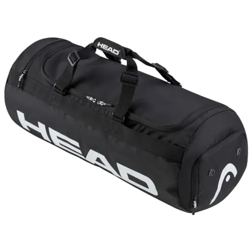 Head Sporttasche Tour Sport Bag 2024 - Schwarz/Weiß - Sporttasche mit 50L Volumen, integriertem Schuhfach und praktischem Design für optimale Organisation. Ideal für Sportverein, Fitnessstudio oder Reisen.