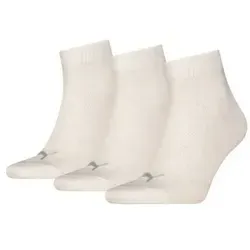 Puma 3P Quarter Socks Hellgrau Gr 43/46 in beige von PUMA