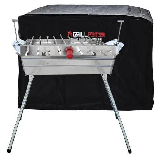 Mangal Ararat Edelstahl Schaschlikgrill mit Motor und Drehspieß