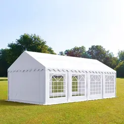TOOLPORT PRO 4x8m Partyzelt in weiß von Toolport