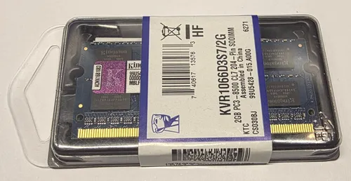 GB DDR3-RAM 204-pin SO-DIMM PC3-8500S 1,5V 'Kingston KVR1066D3S7/2G Neu  2