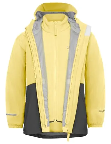JACK WOLFSKIN ICELAND 3IN1 JACKET K in gelb von Jack Wolfskin