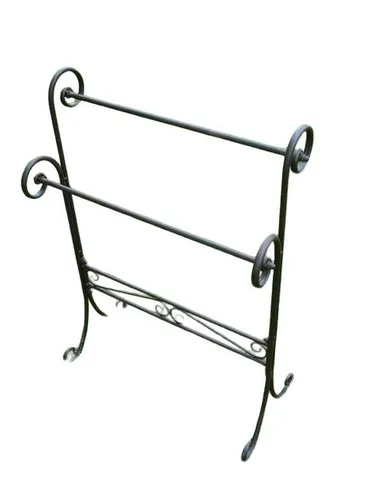 Deko-Impression Standhandtuchhalter aus Eisen in braun von Deko-Impression