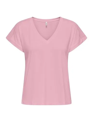 Onlfree Life S/S V-Neck Lace Top JRS
