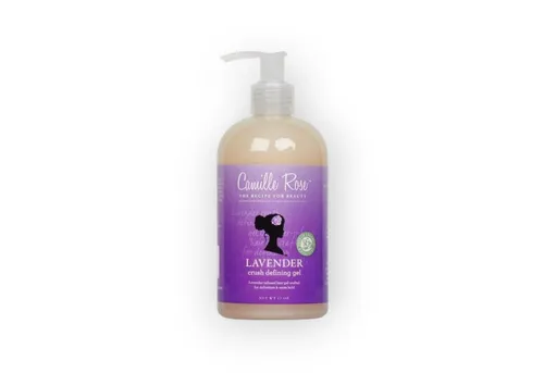 Camille Rose Lavender Crush Defining Gel - Haarstyling-Produkte, feuchtigkeitsspendendes Gel mit Lavendel für starken Halt und intensive Lockendefinition, reduziert Frizz ohne Rückstände.