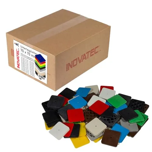 INOVATEC Kunststoff Unterlegplatten 70 x 70 mm von INOVATEC GmbH