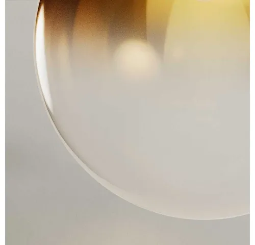 s.luce Tischleuchte Glas-Dreibeinleuchte Orb 20cm Gold Verlauf - Moderne Tischleuchte mit elegantem Dreibein-Design und Glaskugel. Schafft faszinierende Licht- und Schattenspiele für ein gemütliches Ambiente in jedem Raum.