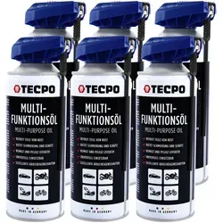 TECPO Multifunktionsöl mit 2-Wege Sprühkopf Kriechöl Rostlöser...