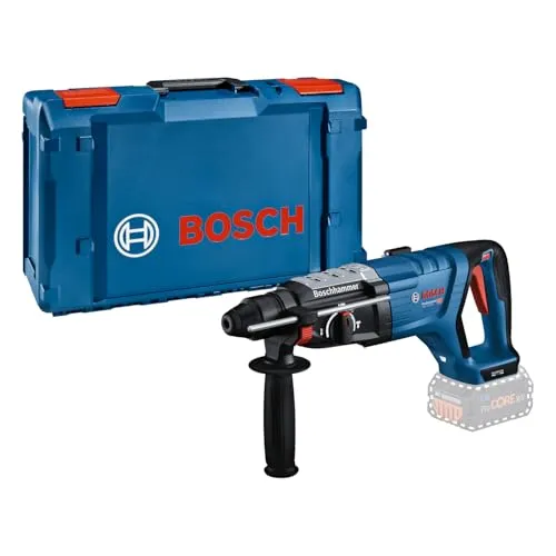 Bosch Bohrhammer GBH 18V-28 D Professional - Bohrmaschine für Bohren, Hammerbohren und Meißeln mit 3,4 Joule Schlagkraft, robustem SDS-Plus und Vibration Control für ermüdungsfreies Arbeiten. Lieferung im praktischen Werkzeugkoffer XL-BOXX.