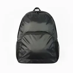 HAC24 Faltbarer Tagesrucksack Schwarz – Praktischer Fahrradrucksack
