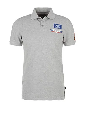 Q/S designed by - s.Oliver 520.10.004.13.130.2037710 Polohemd, Herren, Grau XXL