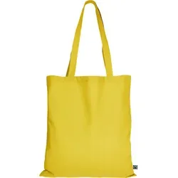 TEXXILLA Tasche aus Fairtrade-zertifizierter Baumwolle mit zwei langen Henkeln, gelb