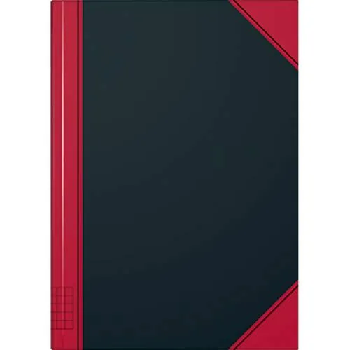 König & Ebhardt Kladde 865524301 Notizbuch kariert Schwarz-Rot Anzahl der Blätter: 96 DIN A5