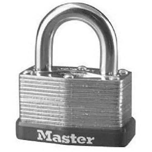 Master Lock Vorhängeschloss, laminierter Stahl, Buntschloss, 3,8 cm Breite, 500D