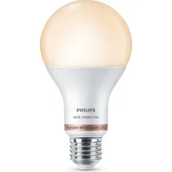 Philips Smart LED 100 Watt A67 E27 927-65 - Energiesparlampe mit 100W Äquivalent, dimmbar und steuerbar über WiZ-App oder Sprachassistenten – für individuell einstellbares Licht von warm bis kühl.