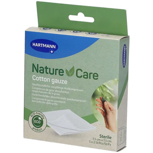 Nature Care Mullkompressen 7,5 x 7,5 cm