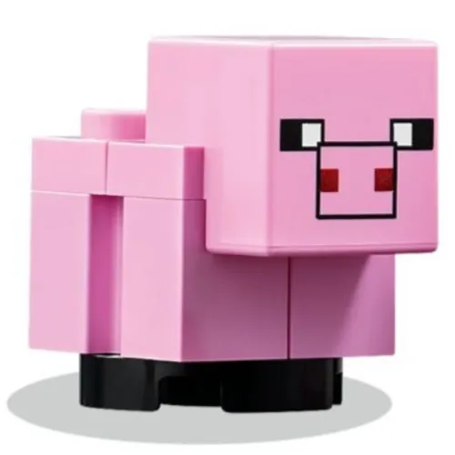 LEGO Minecraft Minifigur - minepig08 - Baby Schwein - aus 21268