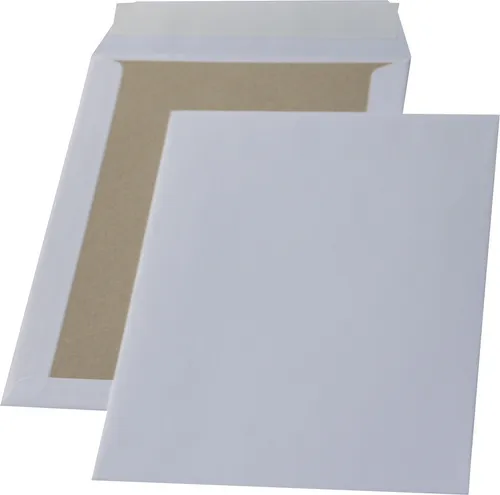 St. Papprückwandtaschen C4 weiß ohne Fenster Umschläge Haftklebend 120 g. 300