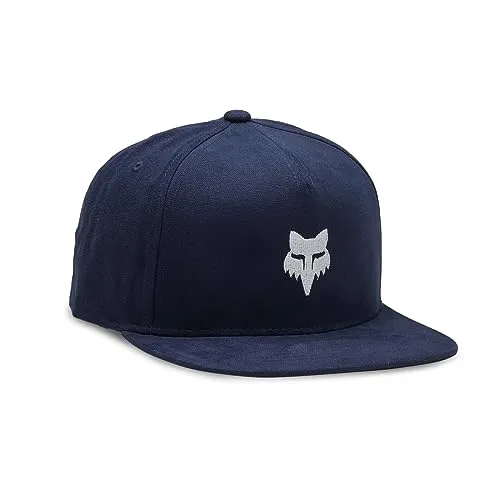 Fox Racing Herren Snapback Hat - Mitternacht/Ausflug - Stylischer Caps mit verstellbarem Snapback und ikonischem Fox-Logo, perfekt für Abenteuer und Alltag. Hergestellt aus strapazierfähigen Materialien für langanhaltenden Tragekomfort.