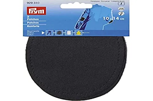 Prym 929310 Patches CO (bügeln) 10 x 14 cm schwarz