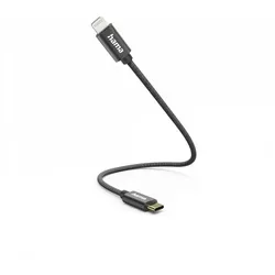 Hama USB-Ladekabel 0.20m - USB 2.0 Apple Lightning Stecker auf USB-C, schnell und ideal für Smartphones