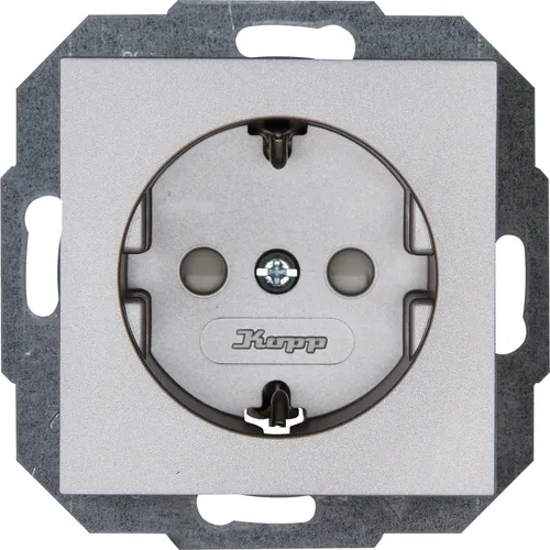Steckdosen Silber von Kopp