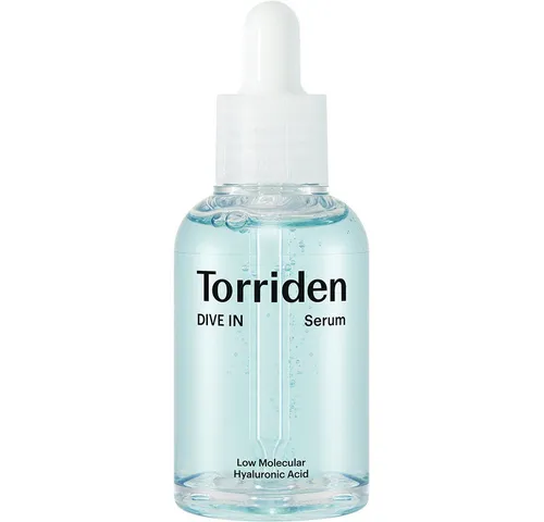 Torriden DIVE IN Hyaluronsäure Serum 50ml | Intensiv hydratisierendes Gesichtsserum für strahlende Haut - Gesichtsserum mit 5D Hyaluronsäure-Komplex für tiefenwirksame Hydratation und perfekte Make-up-Vorbereitung. Ideal für empfindliche Haut, vegan und nachhaltig.