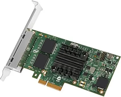 Intel I350-T4 V2, 4x 1000Base-T - Netzwerkkarten mit 4 Ports für schnelle 1 Gbps Ethernet-Verbindungen, ideal für Server und anspruchsvolle Netzwerkumgebungen.