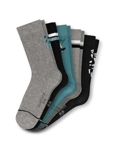 Schiesser Jungen Teens 5 PACK Socken Strümpfe - Größe 31 bis 42