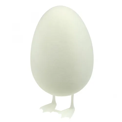 Deko Ei mit Beinen Weiß H25cm Osterei Tischdeko Osterdeko Figur