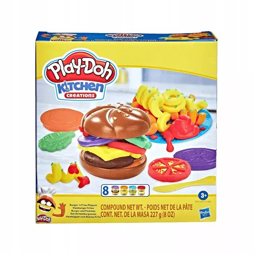 PLAY-DOH Ciastolina BURGER Z FRYTKAMI E5472 HASBRO Hasbro 5010993985500