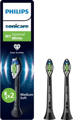 Philips Sonicare Optimal White HX6062/88 Schwarz (2 Stück)