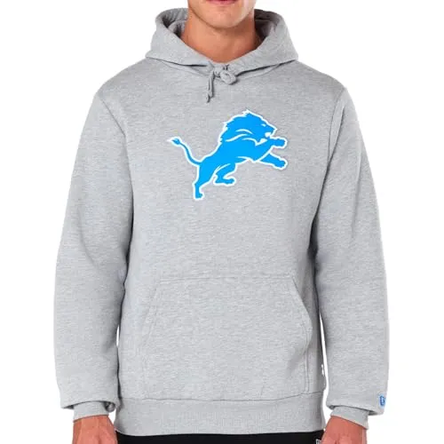 Produktbild New Era Detroit Lions NFL Team Logo Hoody Grau