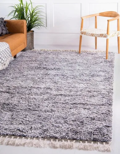 Myflair Hochflor-Teppich Top Shag – Grau 152x244 cm in grau von Myflair Möbel & Accessoires