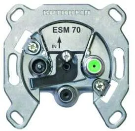 Kathrein ESM70 Sat-Modem-Einzelanschlussdose 3-fach - Antennendosen, 3-fach Anschlussdose für Sat-Hausverteilanlagen, ideal für Internet- und Telefonie-Pakete der Kabel-Netzbetreiber.