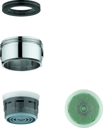 GROHE Mousseur 48159, Außengewinde, M 24 x 1, Durchflussklasse PCA, 5,7 l/min bei 3 bar, chrom