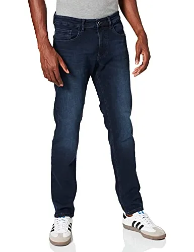 Camel Active Herren Madison Slim Jeans Dunkel Blau 29W / 32L - Hochwertige Slim Fit Jeans mit hohem Baumwollanteil, die sich dank Stretch perfekt an die Figur anpasst. Ideal für einen modernen Look und optimalen Tragekomfort.