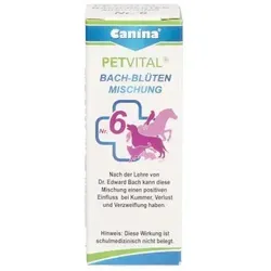 Petvital Bachblüten Nr.6 Globuli vet. 10 g - rezeptfreies Entspannungs- und Anti-Stress-Mittel für Hunde zur Förderung der Ruhe und Gelassenheit