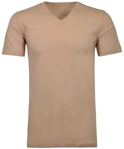 RAGMAN Herren 2 T-Shirt Doppelpack Bodyfit mit V-Ausschnitt - T-Shirts für Herren, bequemes Bodyfit Design mit V-Ausschnitt für einen modernen Look und optimalen Tragekomfort.